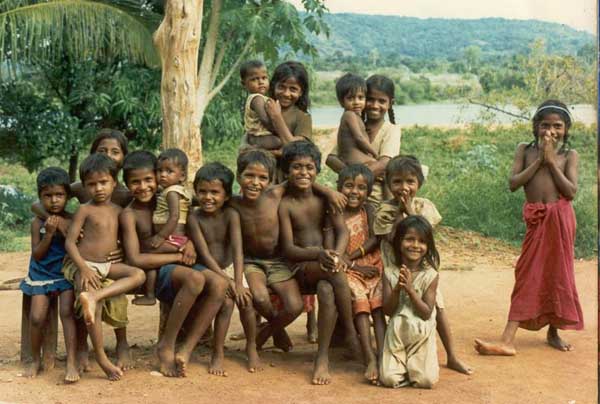 Vedda kids of Hennanigala