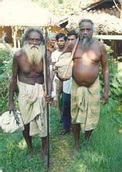 Wanniyal-aetto elders Taepal Bandiya and Suddu Bandiya
